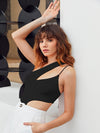 One Shoulder Cut Out Bodysuit