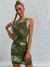 Tie Dye Rib knit Tank Dress