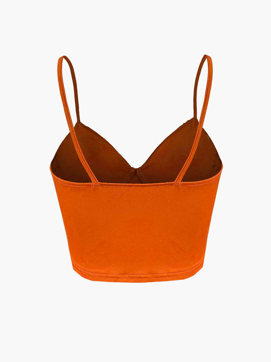 Ruched Bust Seam Front Cami Top