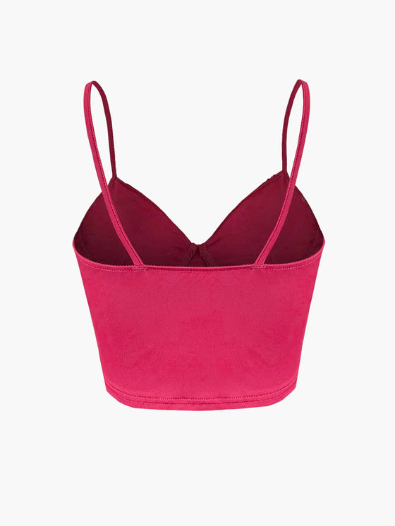 Ruched Bust Seam Front Cami Top