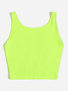 Rib knit Crop Tank Top