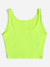 Rib knit Crop Tank Top