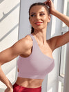 Medium Support Solid Sports Bra