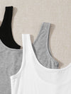 3 Pack Solid Bodysuit