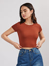 EZwear Rib knit Crop Top