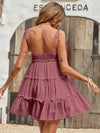 Swiss Dot Frill Trim Cami Dress