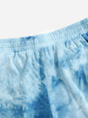 Girls Tie Dye Tee Track Shorts Set