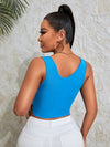 SXY Twist Front Crop Tank Top