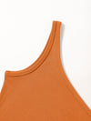 One Shoulder Rib knit Crop Top