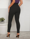 Paperbag Waist Plain Pants