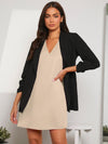 Clasi Shawl Collar Solid Blazer