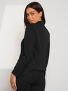 Solid Notch Neck Blazer