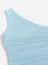 One Shoulder Ruched Bodycon Dress