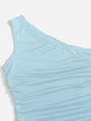 One Shoulder Ruched Bodycon Dress