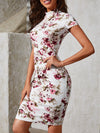 Floral Print Bodycon Dress