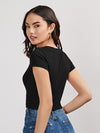EZwear Rib knit Crop Top