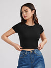 EZwear Rib knit Crop Top