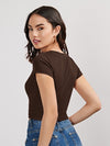 EZwear Rib knit Crop Top