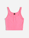 Rib knit Crop Tank Top