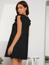 Ruffle Trim Dress