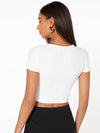 EZwear Rib knit Crop Top