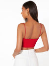 X LOLITA SOFIA Ribbed Cami Cropped Cami Top