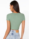 EZwear Rib knit Crop Top