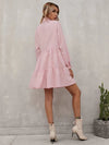 Notch Neck Smock Dress