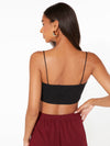 X LOLITA SOFIA Ribbed Cami Cropped Cami Top