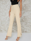 BAE Slit Hem Flare Leg Pants