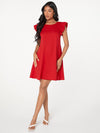 Ruffle Trim Dress