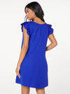 Ruffle Trim Dress
