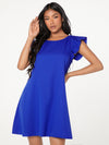 Ruffle Trim Dress