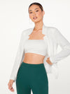 Solid Notch Neck Blazer