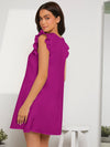 Ruffle Trim Dress
