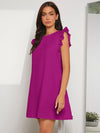 Ruffle Trim Dress
