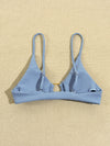 Rib Ring Linked Bikini Top