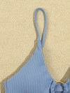 Rib Ring Linked Bikini Top