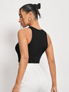 ICON Asymmetrical Shoulder Crop Top
