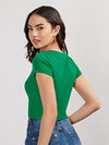 EZwear Rib knit Crop Top