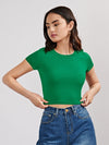 EZwear Rib knit Crop Top