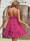 Swiss Dot Frill Trim Cami Dress