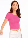 EZwear Rib knit Crop Top