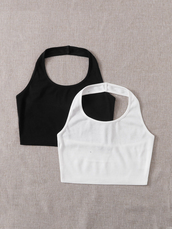 2 Pack Halter Top