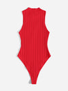 Rib Knit High Cut Bodysuit