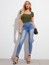 Cap Sleeve Solid Tee