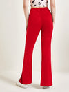 Split Hem Flare Leg Pants