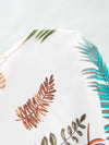 Tropical Print Cold Shoulder Dress