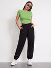 EZwear Rib knit Crop Top