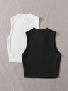 EZwear 2 Pack Rib knit Tank Top